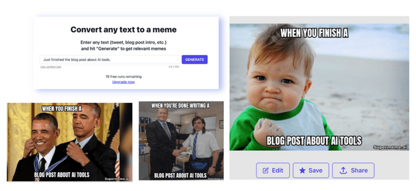 AI-based meme generator